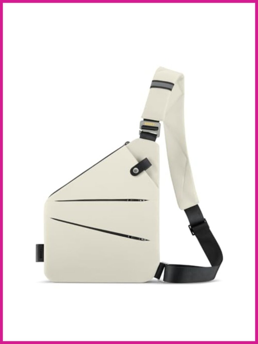 Anti Theft Crossbody Travel Bag Multi-Pocket Slim Sling